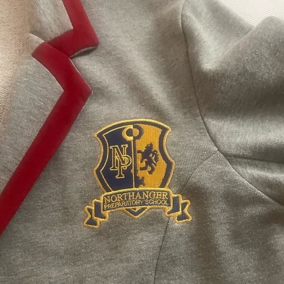 Beetlejuice Girls 14, Astrid Prep School Graphic Lightweight Whimsygoth Blazer - Picture 4 of 8